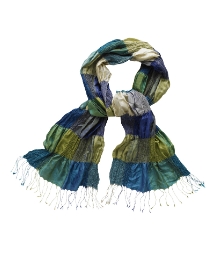 Fusions By East Silk Scarf