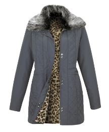 Joanna Hope Reversible Print Coat