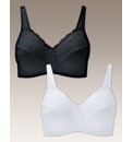 Shapely Figures White Black Sarah Bras