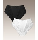 Shapely Figures Pack of 2 Lace Knickers