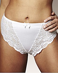 Shapely Figures Pack of 2 Lace Knickers