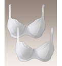 Shapely Figures White Lucy Bra Pack