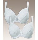 Shapely Figures White Black Jane Bras
