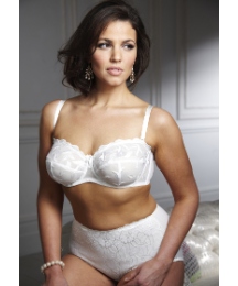 White Worlds Largest Strapless Bra