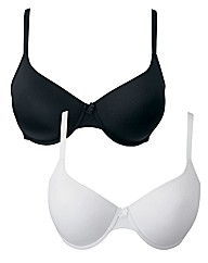 Naturally Close Black White Bra Pack