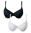 Naturally Close Black White Bra Pack