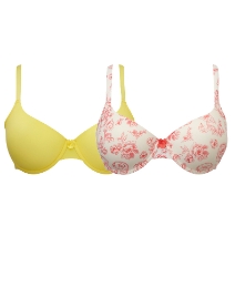Shapely Figures Pack of 2 TShirt Bras