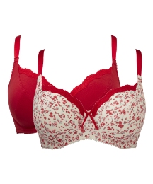 Shapely Figures Pack of 2 Bras