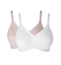 Shapely Figures Pack of 2 Non-wired Bras