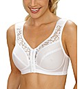 Miss Mary White Front Fastening Bra