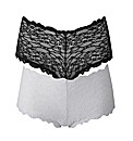 Simply Yours Black White Shorts