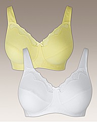 Shapely Figures Lemon White Sarah Bras