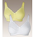 Shapely Figures Lemon White Sarah Bras
