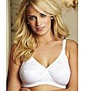 Shapely Figures White Non Wired Bra Pack