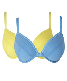 Shapely Figures Pack of 2 Plunge Bras