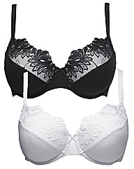 Shapely Figures Pack of 2 Bras