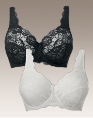 The Laura Bra - Pack of 2 Full Cup Lace