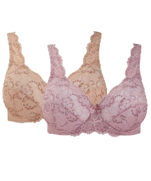 The Laura Bra - Pack of 2 Full Cup Lace