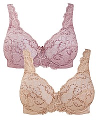 The Laura Bra - Pack of 2 Full Cup Lace