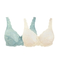Shapely Figures Pack of 2 Lace Bras