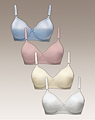 Shapely Figures Mixed Pack of 4 Bras