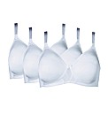 Shapely Figures White Pack of 3 Bras