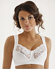 Miss Mary White Non Wired Bra