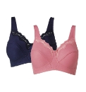 Shapely Figures Pack of 2 Non Wired Bras