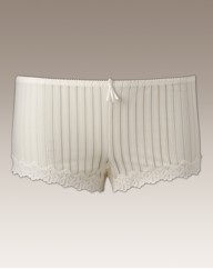 Naturally Close Striped Mesh Shorts
