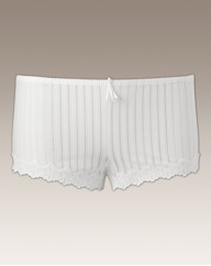 Naturally Close Striped Mesh Short