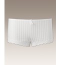 Naturally Close Striped Mesh Short
