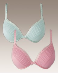 Shapely Figures Pack of 2 Plunge Bras
