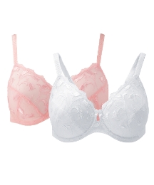 Naturally Close Pk of 2 Underwired Bras