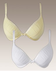Shapely Figures Lemon White Julie Bras