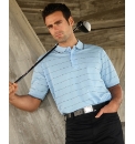 Glen Muir Pique Stripe Polo Shirt