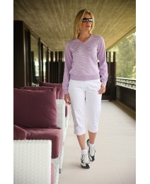 Glenmuir Stripe V-Neck Jumper