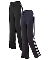 Body Star Pack Of 2 Dance Pants 28in