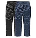 JCM Pack of 2 Polyester Pants 31 inches