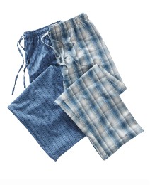 Jacamo Pack of 2 Woven Lounge Pants