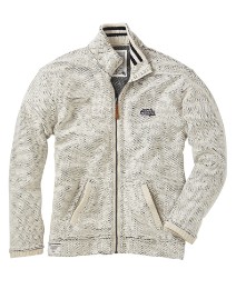 Weird Fish Full Zip Macaroni Top