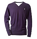 Jacamo Button Neck Jumper