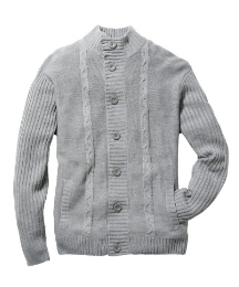 Jacamo Button Through Chunky Cardigan
