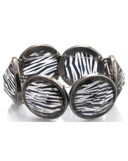 zebra print bracelet