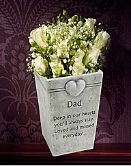 Graveside Memorial Dad Flowerpot