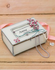 Personalised Glass Jewellery Box