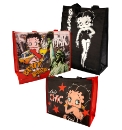 Set Of 3 Betty Boop Shopping Bags
