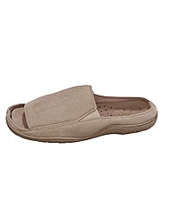 Microfibre Open Mule