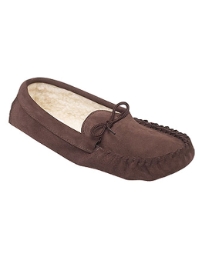 Wool Lined Suede Carpet Slipper