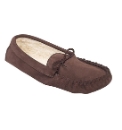 Wool Lined Suede Carpet Slipper