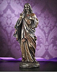 Bronzed Jesus Figurine